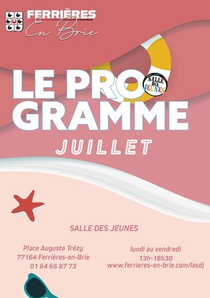 programme vacances juillet