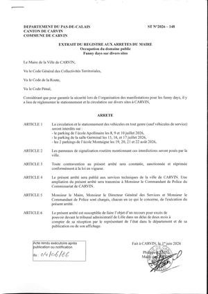 OCCUPATION DU DOMAINE PUBLIC - FUNNY DAYS