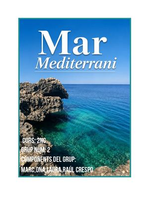 2 ESO - TS - Mar Mediterrani