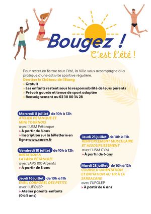 Bougez, c'est l'été ! 2026