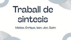 Traball De Sintesis (3)