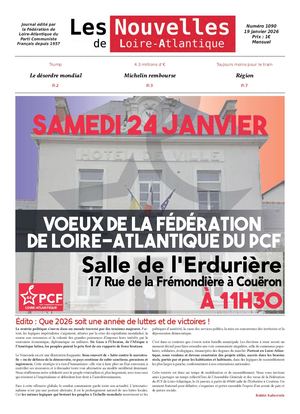 Les Nouvelles de Loire-Atlantique n°1090 Janvier 2026