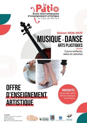Le Patio Offre d'enseignement artistique 2026 27