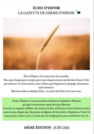 Echo d'Espoir - Juin 2026