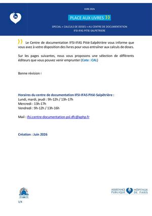 Place Aux Livres Calculs De Doses Juin 2026