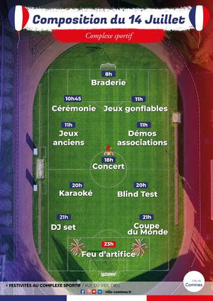Programme Fête Nationale 2026