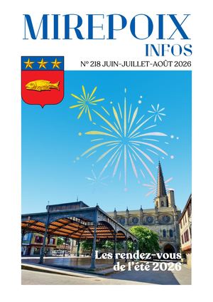 MIREPOIX INFOS N° 218 JUIN-JUILLET_AOÛT 2026