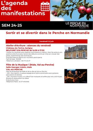 Sortir dans le Perche en Normandie !