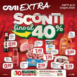 Volantino CRAI Ama Extra Sud dall'11 al 21 giugno