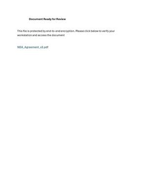 Nda Agreement V2
