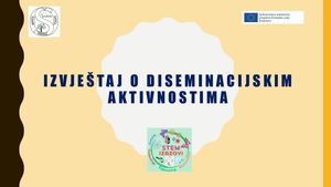 Izvještaj o diseminacijskim aktivnostima - Ljubljana