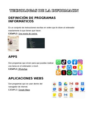 Tecmología de la información (teoría 2)