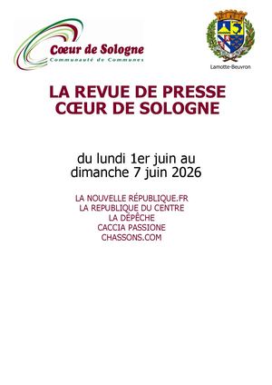 Revue Presse Coeurde Sologne S23