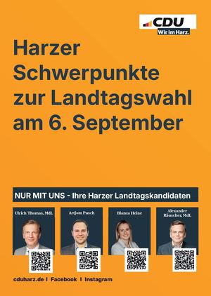 Harzer Schwerpunkte