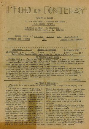 AMFAR NUM L'Echo De Fontenay 1940 10 12 010