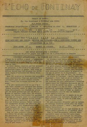 AMFAR NUM L'Echo De Fontenay 1940 10 19 011