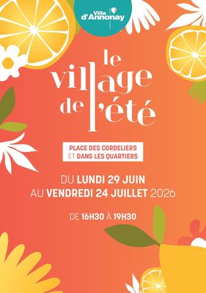 Programme Dépliant Village De L'été 2026