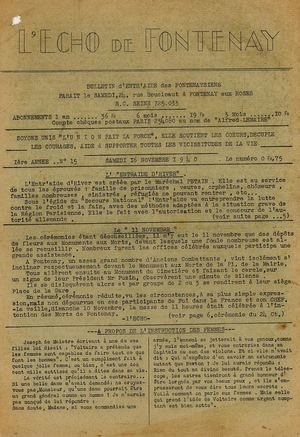 AMFAR NUM L'Echo De Fontenay 1940 11 16 015