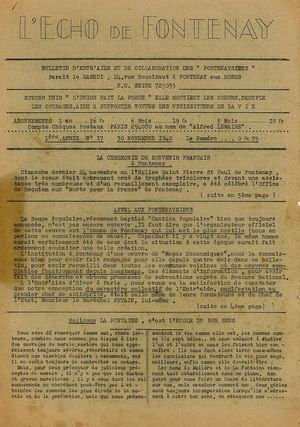 AMFAR NUM L'Echo De Fontenay 1940 11 30 017
