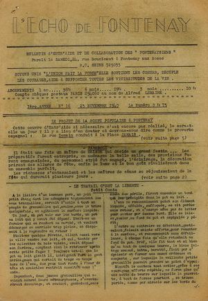 AMFAR NUM L'Echo De Fontenay 1940 11 23 016