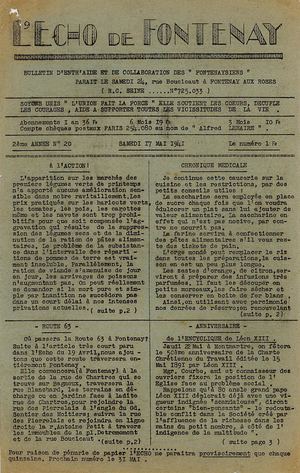 AMFAR NUM L'Echo De Fontenay 1941 05 17 020