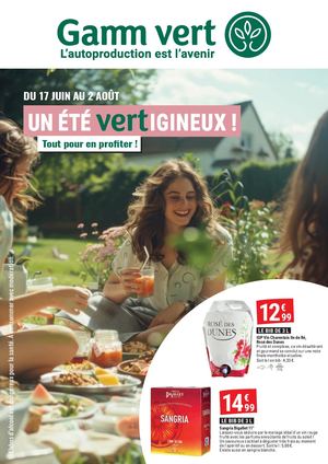 Tract Fêtons L'été Gamm Vert Jardineries Monplaisir