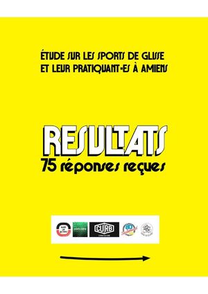 Résultats enquête infrastructures glisse Amiens2026
