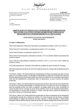 190 2026 18 Rue Jean Duvert Travaux De Nuit Scellement Ouvrage Assainissement Regie De L'eau Bm Assainissement Pref
