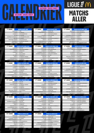 Ligue 1 calendrier 2026-2027