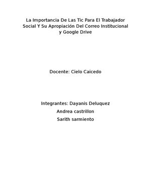 Ensayo De Cursos Tic