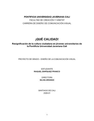 Documento Final ¡QUE CALIDAD! PDG Raquel Enriquez Franco
