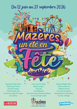 Plaquette 2026 "Mazères, un été en Fête"