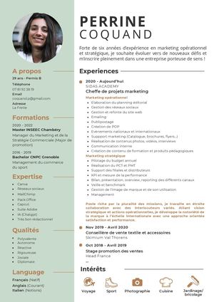 Cv Coquand Perrine