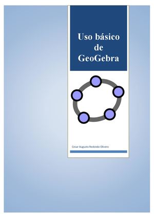 Uso Basico De Geogebra