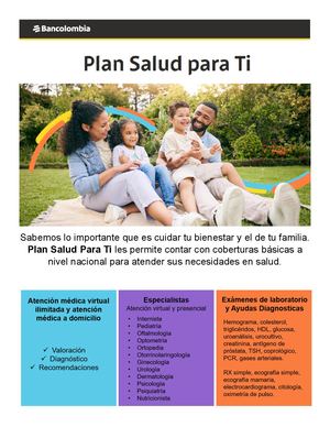 Plan de Salud Bancolombia & Sura