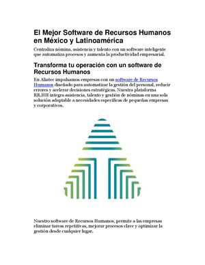 El Mejor Software De Recursos Humanos En México Y Latinoamérica