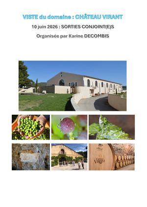 20260611 Visite Domaine Château Virant