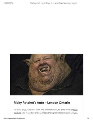 Ricky Ratchet London ontario