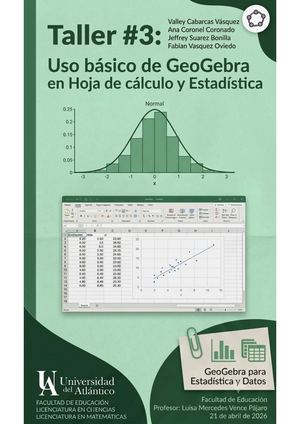 Taller Nº3 Uso Básico De GeoGebra En Hoja De Cálculo Y Estadística