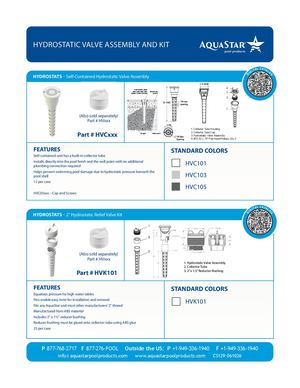 HVCxxx - Self Contained Hydrostatic Valve Assembly (CS129)