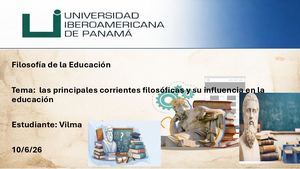 Filosofía de la Educación