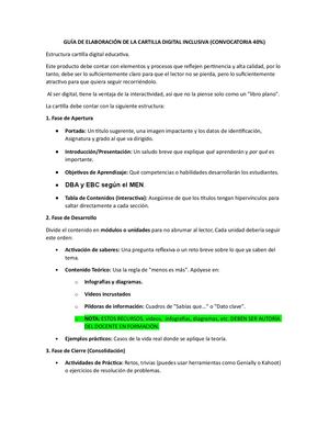 Guía De Elaboración De La Cartilla Digital Inclusiva
