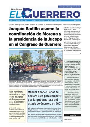 Jueves 11 de junio del 2026