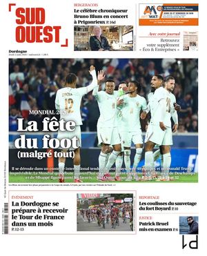 Sud Ouest Jeudi 11 Juin