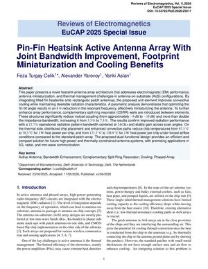 Pin Fin Heatsink Active Antenna Array With Joint Bandwidth Improvement, Footprint Miniaturization And Cooling Benefits