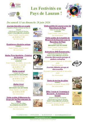 Fêtes et manifestations du 13 Au 28 Juin 2026