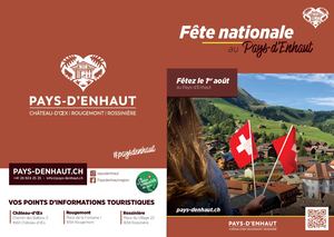 Fête nationale au Pays-d'Enhaut 2026