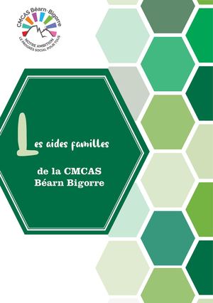 Livret Aides Famille