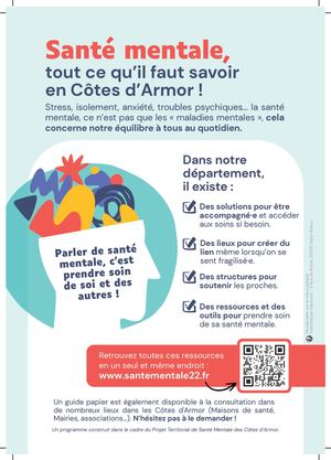 Notre Santé Mentale 22 Affiche