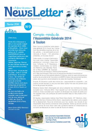 Lettre d'Infos N°9 (Février 2015)